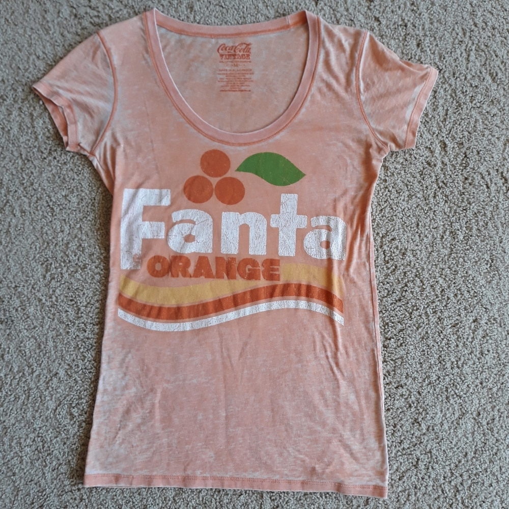 Coca Cola Vintage Orange Fanta T-shirt Medium